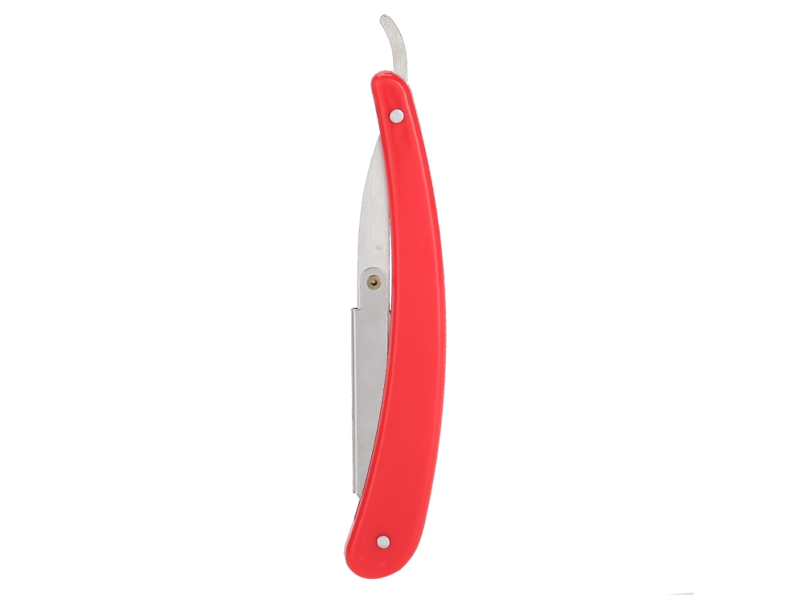 Porta Navaja Clásico Plegable Barbbero Rojo