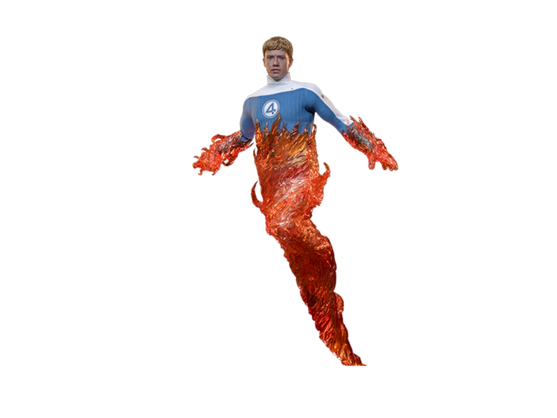 Figura de la Antorcha Humana de Los Cuatro Fantásticos (MMS829B) de Hot Toys (Marvel Comics)