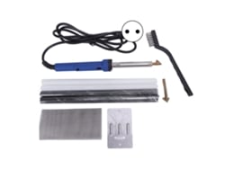 Kit De Reparación De Soldadura De Plástico De 80 W Con Varillas De Malla Y Cepillo Para Parachoques De Automóviles, Barcos, Canoas, 220 V Ue