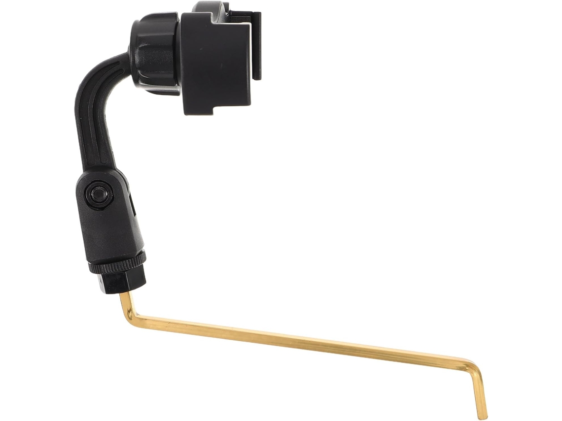 Soporte Para Partituras Con Forma De Lira De Saxofón Alto En Metal Dorado, Soporte Ajustable Para Teléfono