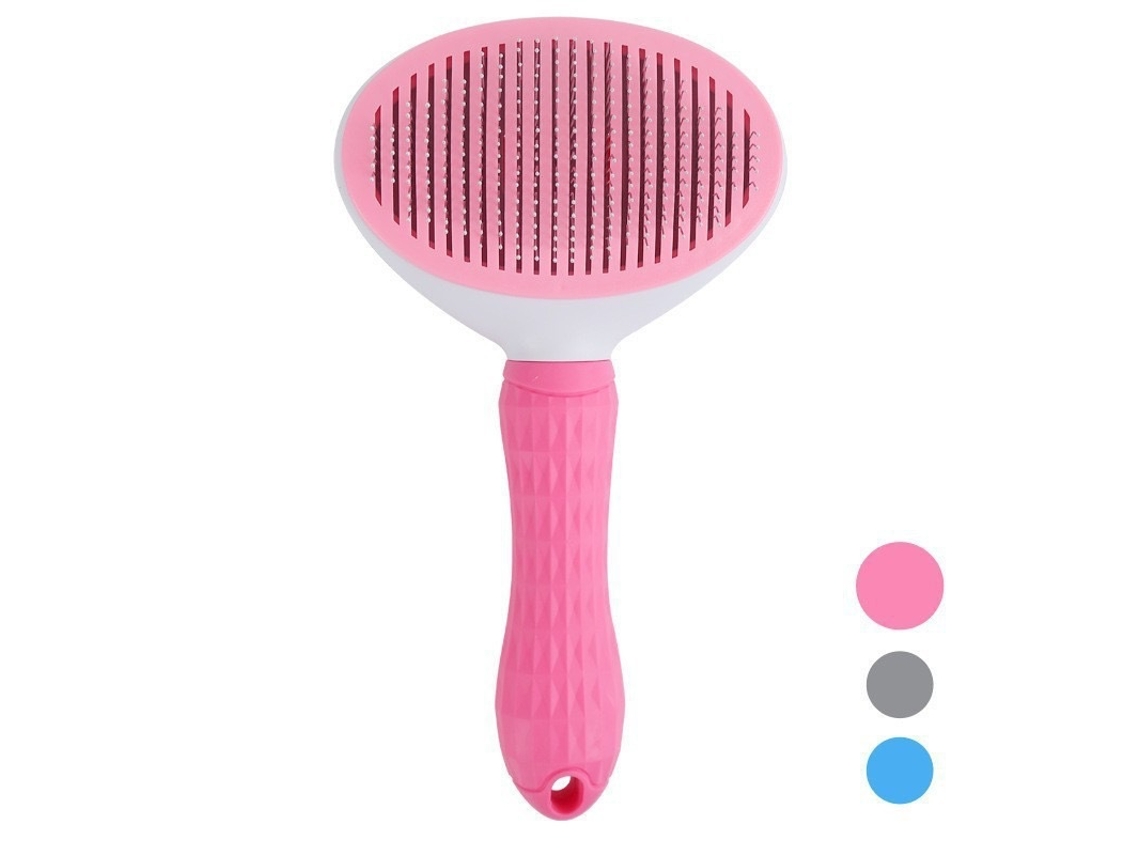 Herramienta de aseo para mascotas, elimina el pelo suelto, antideslizante, 3 tonos.
