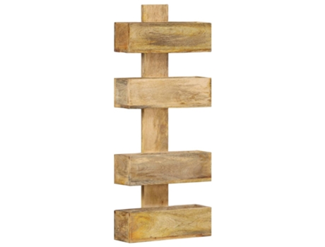 MAISON EXCLUSIVE - Revistero de pared madera maciza de mango 30x11x72 cm
