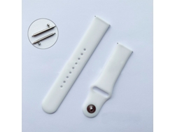 Pulsera Reloj Universal de 20mm SAMSUNG de Silicona - Blanco