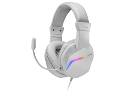Auriculares Over Ear Gaming Frgb Rainbow MARS GAMING Mh122 Blanco