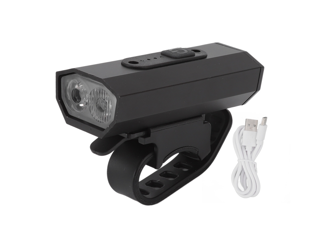 2026-farol Delantero Bicicleta Doble Cabeza 6 Niveles De Luz Recargable Usb Aluminio Led Para Ciclismo Al Aire Libre
