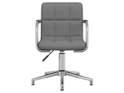 Maison Exclusive - Silla De Comedor Giratoria Tela Gris Claro