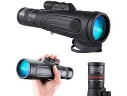 Telescopio monocular 8x20x50 zoom de alta resolución portátil IP68 para observación de aves, caza y viajes, color negro Yizhood