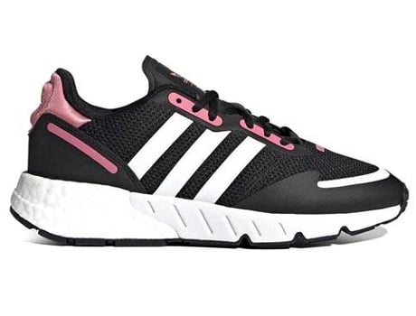 Zapatillas Deportivas ADIDAS Zx 1K Boost Mujer (Blanco, Negro, Rosa - Material Sintético - 39,3)