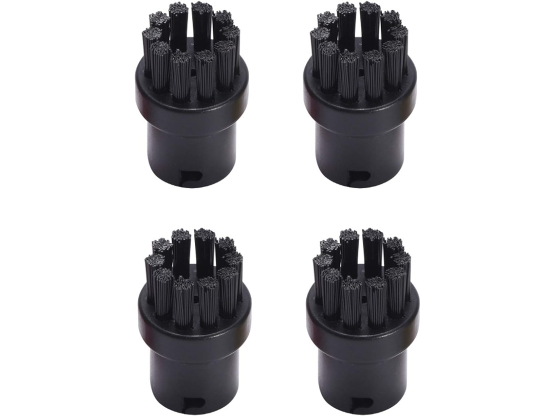 RNEMITERY Accesorios de limpiador de vapor compatibles, cepillo redondo grande redondo