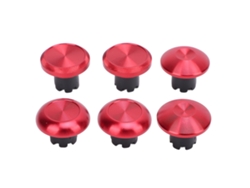 Kit de cubierta para controlador de joystick, aluminio Edge, rojo