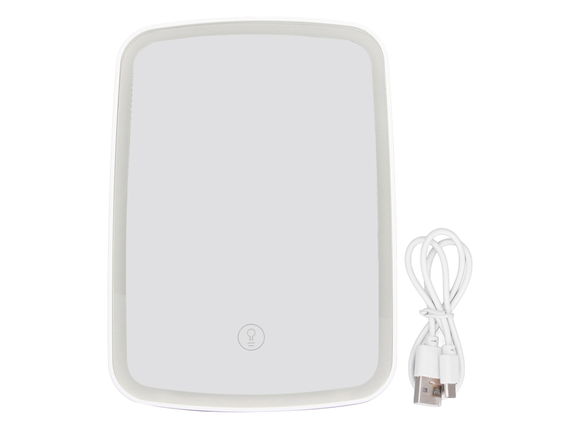 Espejo De Maquillaje Led (iluminación Tricromática, Plegable)