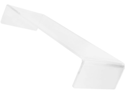 Soporte Para Portátil De Acrílico Transparente, Elevador De Escritorio, Bandeja Para Teclado