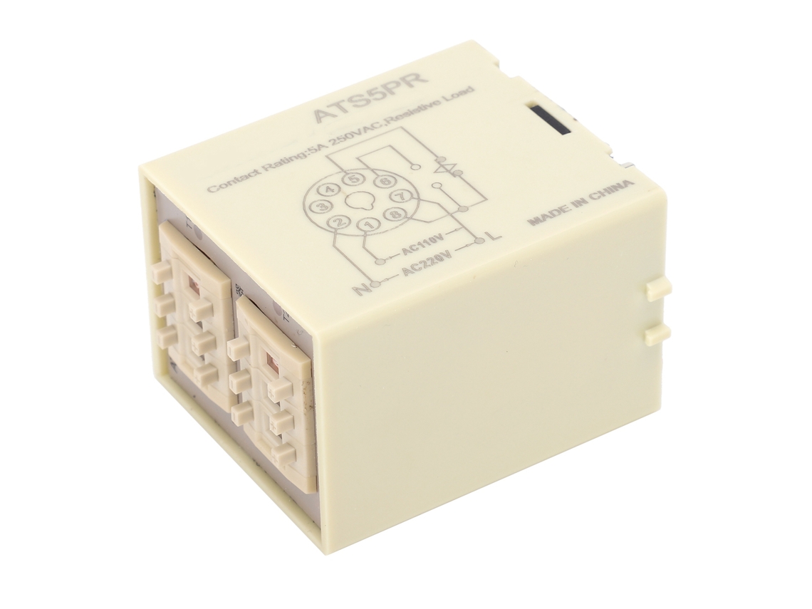 Omni-relé De Tiempo Con Pantalla Digital Módulo De Retardo De Ciclo Ajustable Ats5pr Ac110v