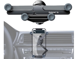 Soporte Para Teléfono De Coche Ajustable Por Gravedad - Ventilación Giratoria De 360 Grados