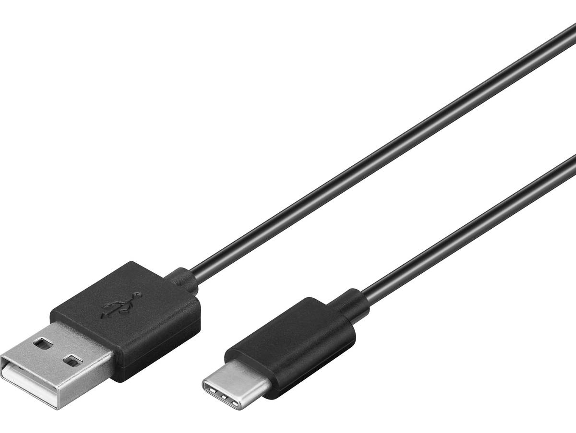 Cable USB GOOBAY (USB-C - USB-C - 1 m - Negro)