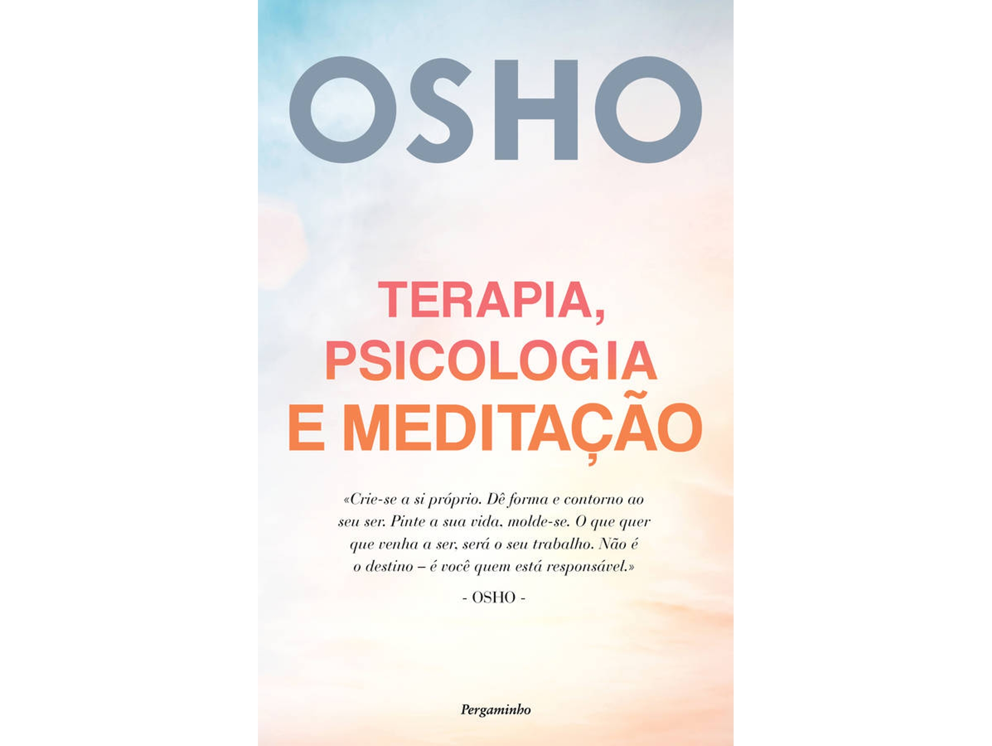 Libro Terapia, Psicologia e Meditação de Osho (Portugués)
