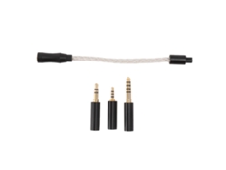 Cabo Adaptador Fone Ouvido 3.5mm Fêmea Para 2.5mm 3.5mm 4.4mm Macho Prata Compatível Nw Wm1z Zx300