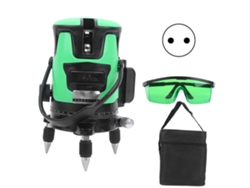 Nivel Láser De Haz Verde Autonivelante De 360° Con 5 Líneas Para Construcción.