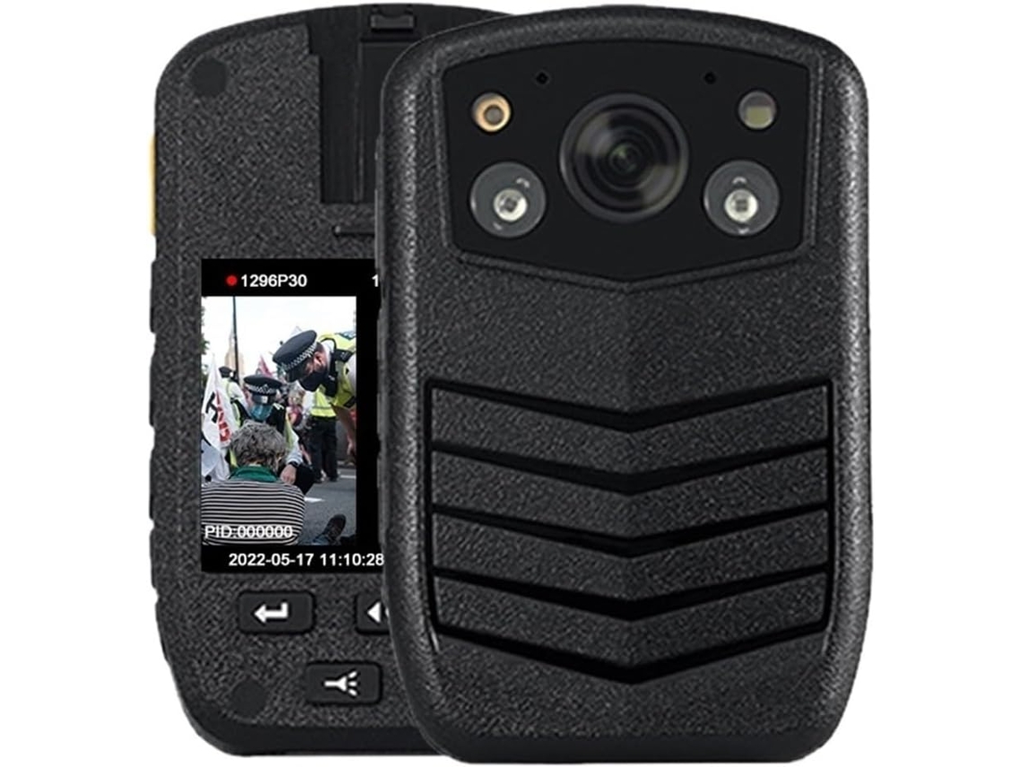 Cámara Corporal A6 Con Control Remoto Gran Angular, Dvr Y Mini Grabadora Montada.