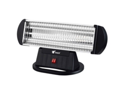 Estufa de Cuarzo con 3 Configuraciones de Calor y Función de Oscilación Potencia 1200W Disfruta de un ambiente cálido en tu hogar con esta estufa de THULOS