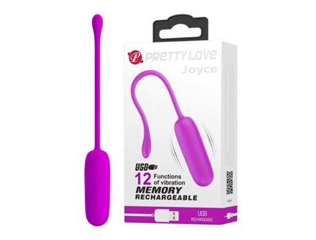 Huevo Vibrador Joyce Silicona Usb PRETTYLOVE