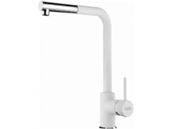 115.0668.382 Grifo de cocina Sirius L con salida lateral, cromo blanco polar Franke