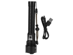 Linterna Telescópica Recargable Por Usb Xhp90 De 3000 Lúmenes, Resistente Al Agua Ipx5, Para Aventuras Al Aire Libre.
