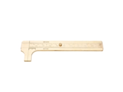 Calibrador De Latón Con Dos Escalas Métricas Y En Pulgadas, Estilo Retro, Herramienta De Medición De 100 Mm