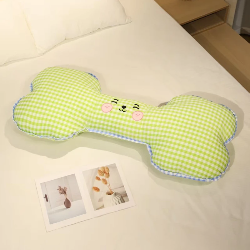 (verde 110 Cm) Cojín Decorativo Para Adulto Con Forma De Hueso, Cojín Para Sofá, Cojín Decorativo Creativo