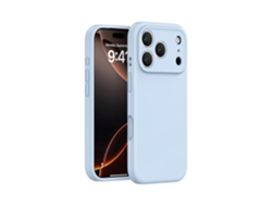 (azul Cielo, Iphone 15) Funda De Silicona Líquida Para Iphone, Cobertura Total Sin Huecos, Protección De Botones De Una Sola Pieza.