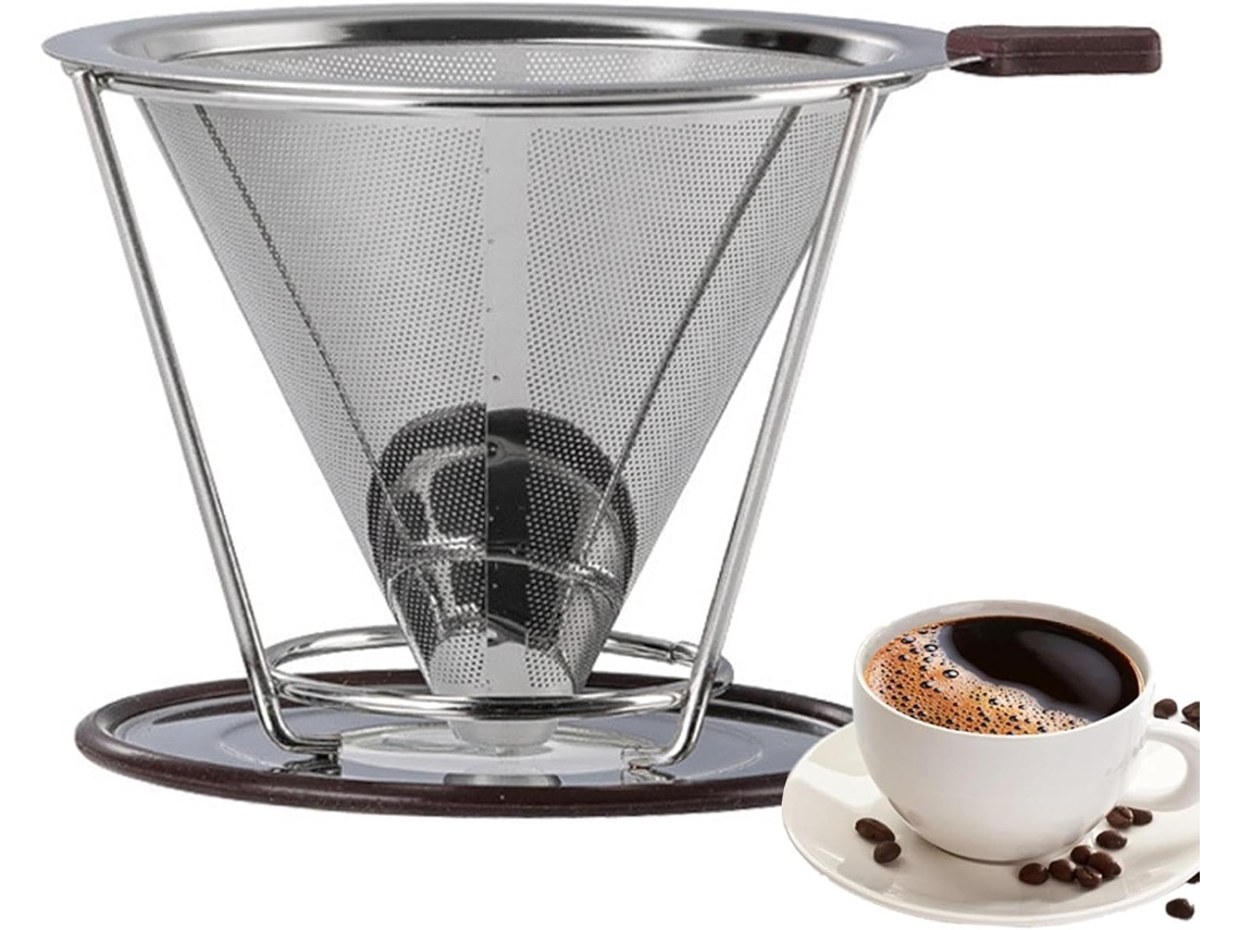 Cafetera De Goteo Acero Inoxidable, Filtro