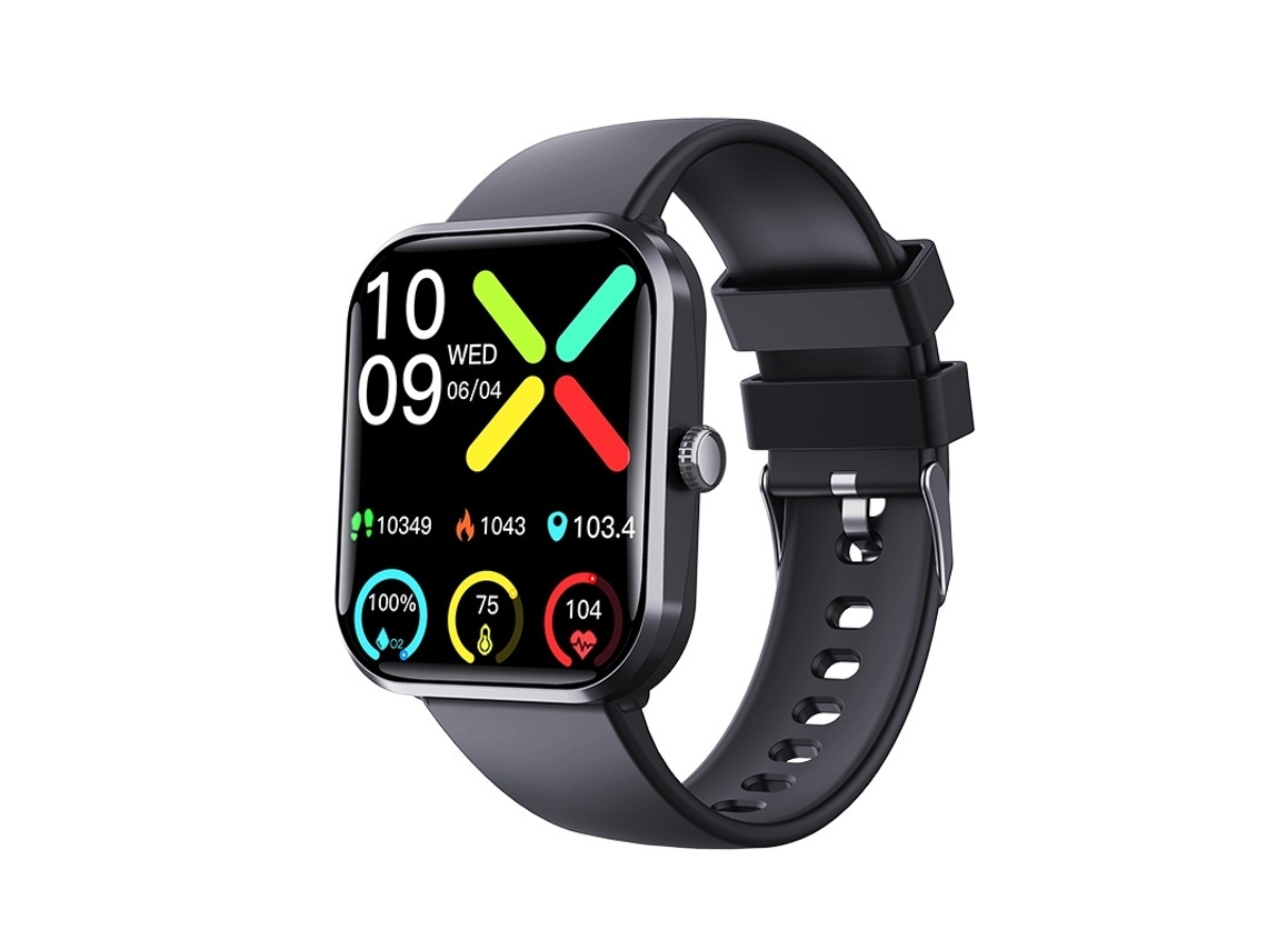 Función deportiva multifuncional, llamadas Bluetooth, recepción de SMS, contacto de emergencia, SOS, pronóstico del tiempo, recordatorio de caminatas, consumo de canales