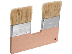 Pincel Pintura Al Óleo Doble Cabezal Cerdas Naturales,