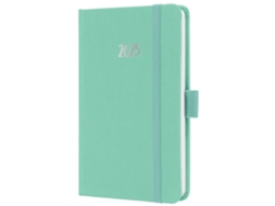 Calendario de Bolsillo SIGEL Jolie Feel 2025 Textil A6 Menta