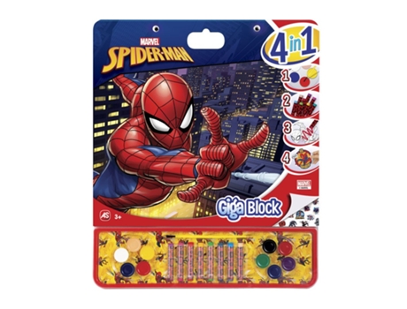 Juego Creativo SPIDERMAN Giga Block 4 En 1 (Edad Mínima Recomendada: 3 años)