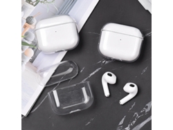 Estuche de cristal para auriculares Apple Airpods 3, 2 y 1, protector rígido transparente para Airpod Pro 1.º y 2.º, funda de carga Vayotoy