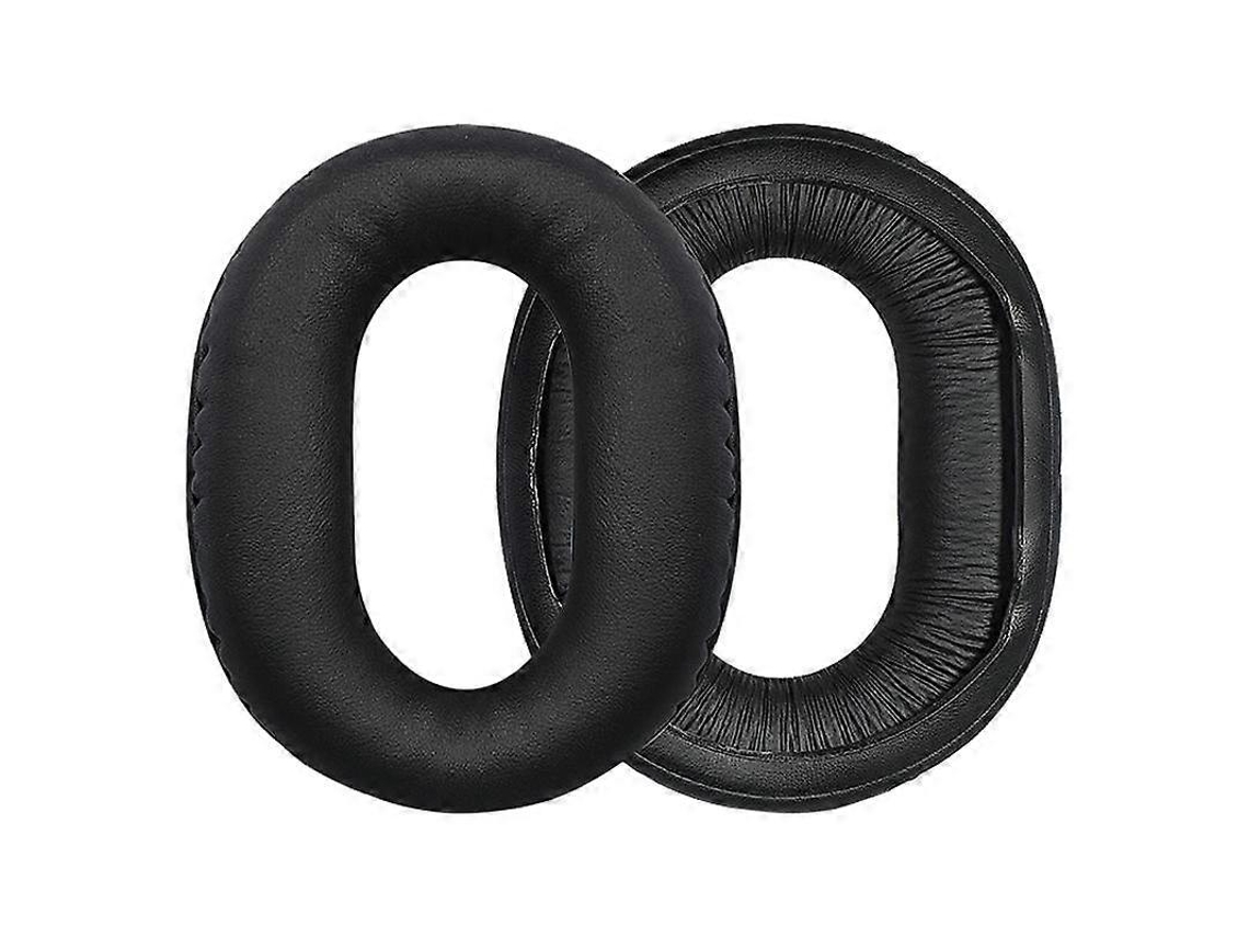 Paquete de 2 almohadillas de repuesto de cuero proteico para auriculares Sony MDR RF995R / WH RF400R GIECY