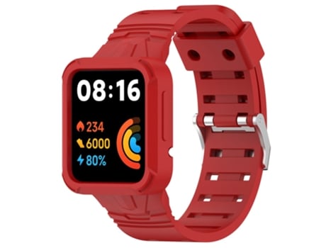 Correa de Silicona liberación rápida con hebilla para Xiaomi Redmi Watch 2 Lite/Mi Watch Lite2/Lite1 - tinto