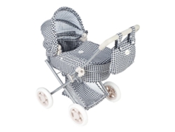 Accesorios DISET Carrito Muñecas Tela Blanco Negro 48 X 36 X 68 cm (Edad Mínima Recomendada: 3 años)