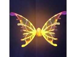 Alas de mariposa eléctricas con luz, juguete para niños, alas de ángel, regalo de fantasía