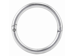 Anillo nasal de acero inoxidable para bovinos, talla M