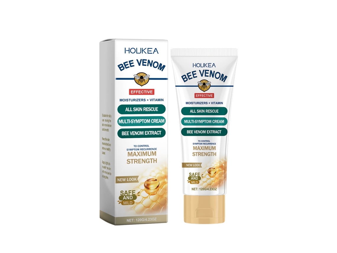 Crema de veneno de abeja para el control de la grasa facial