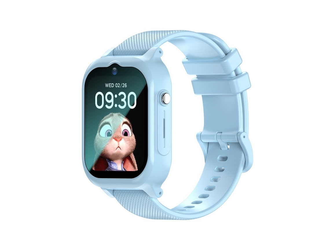 (azul) Reloj Inteligente 4g Para Niños Con Banda Para El Cuello Y Posicionamiento Gps De Doble Uso
