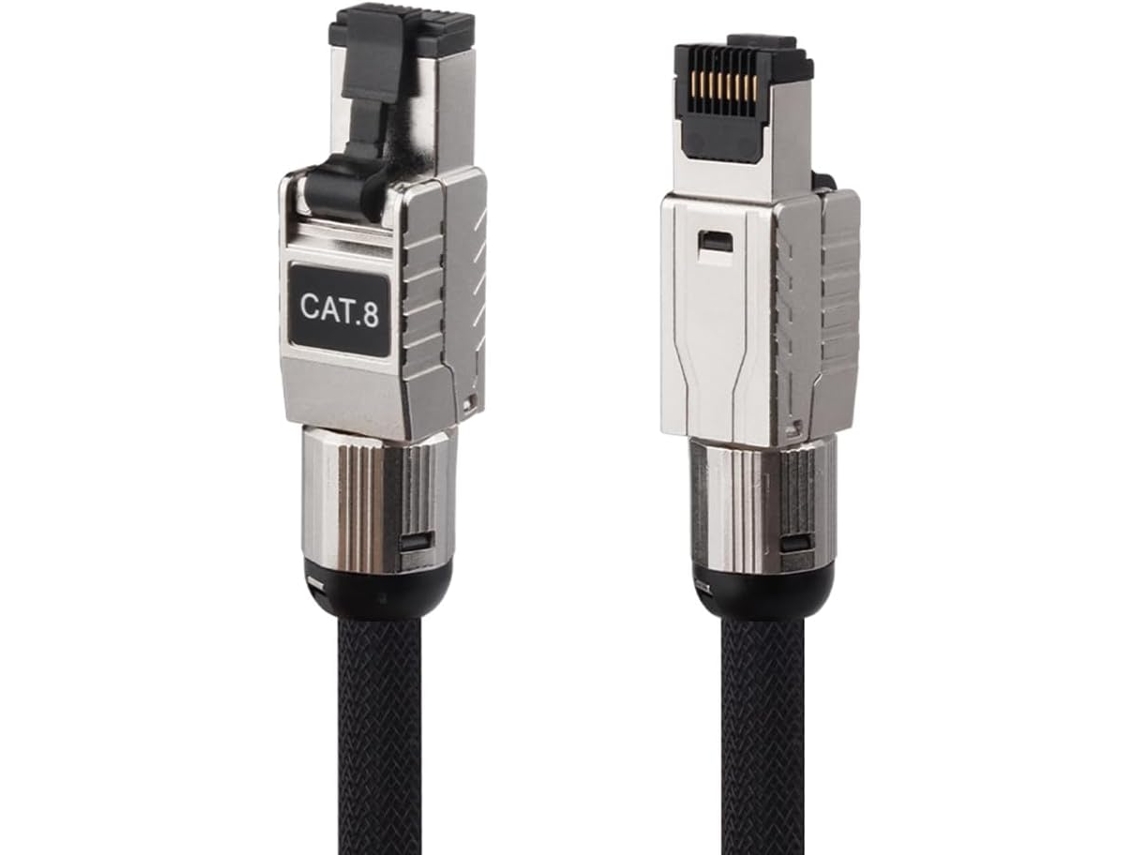 Cable Ethernet Cat8 10g 20.000 Kbps Sstp Utp Velocidad Tv Computadoras Routers Rj45 2m De Longitud