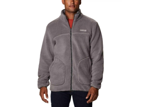 Abrigo Polar para Hombre COLUMBIA Rugged Ridge Ii Sherpa Gris para Montaña (S)
