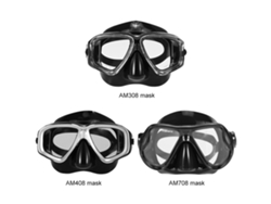 Máscara De Buceo Lixada Para Adultos Con Lente De Cristal Templado Antivaho Para Snorkel Y Buceo.