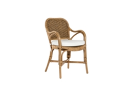 Silla Bambú Ratán Natural 55x62x86cm