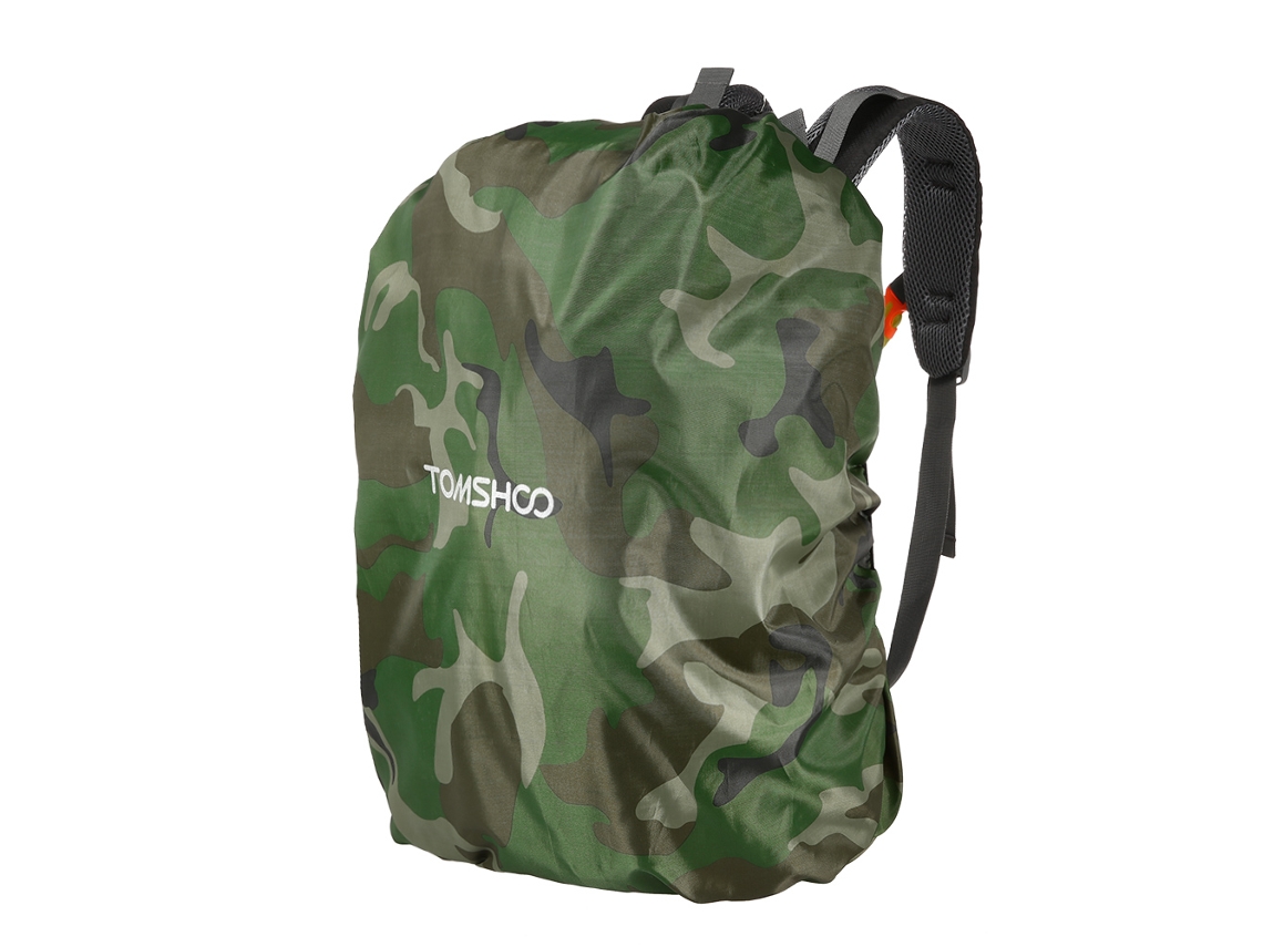 Mochila Impermeable Tomshoo De 40-50 Litros Con Capucha Para La Lluvia, Ideal Para Senderismo, Acampada, Viajes Y Actividades Al Aire Libre.
