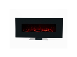 Chimenea eléctrica KEKAI Minesota 1600 W 84 x 26 x 53 cm - Negro de interiores