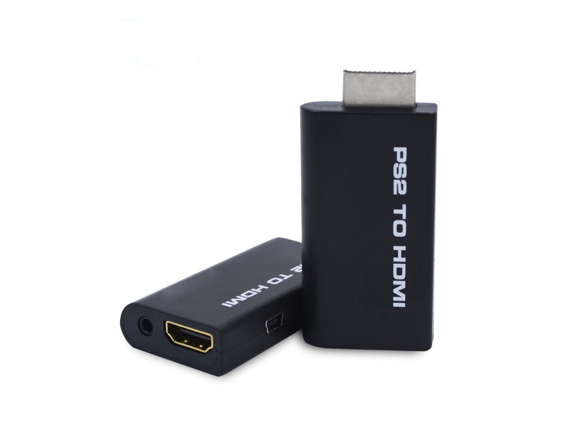 Adaptador De Conversão De Áudio/vídeo Hd (wii Para Hdmi, 1080p) - Preto. Adaptador/hub Eficiente Com Alta Velocidade, Ideal Para C